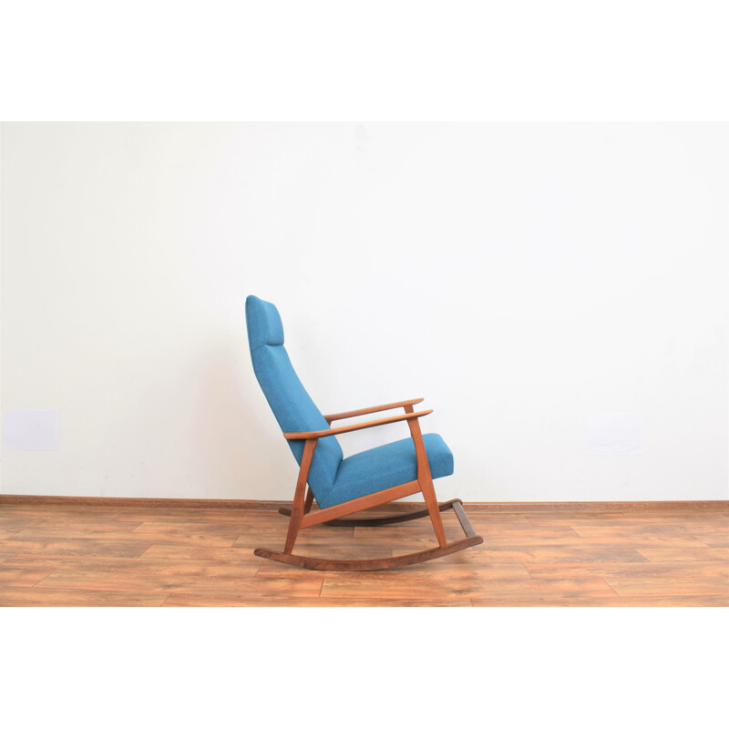 Mid-century Danish teak rocking chair, 1960s