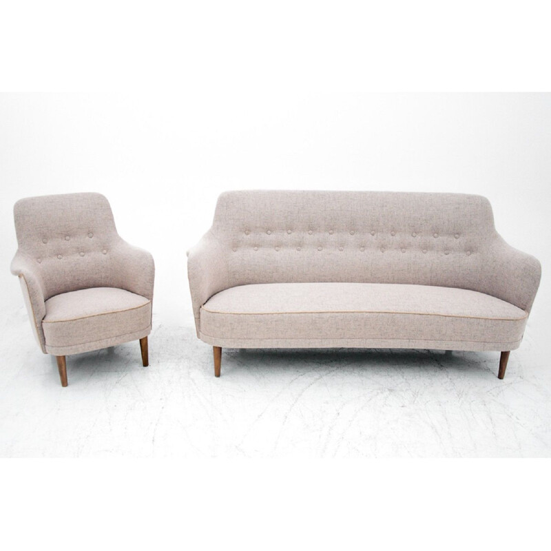 Set of vintage living room set by Carl Malmsten, Sweden