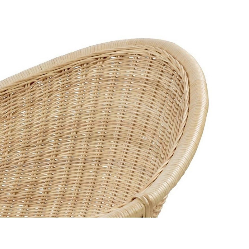 Vintage Rana Sessel aus Rattan von Nanna Ditzel, 1950