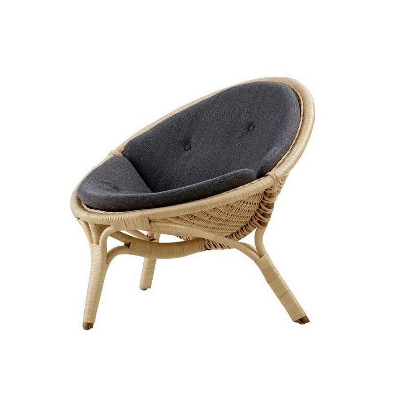 Vintage Rana armchair in rattan by Nanna Ditzel, 1950s