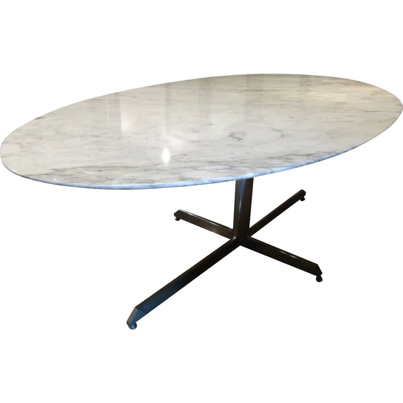 Large Roche Bobois dining table in marble - 1970s