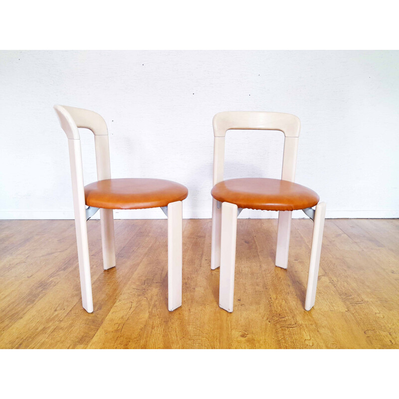 Paire de chaises vintage par Bruno Rey pour Dietiker, 1970