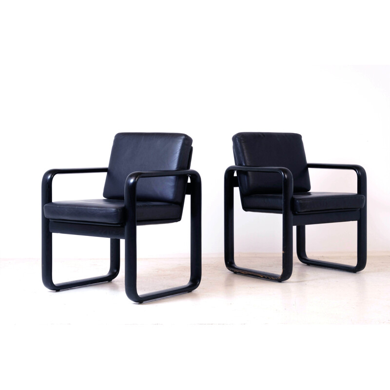 Pair of vintage Rosenthal Studio Line chairs by Burkhard Vogtherr, 1970s