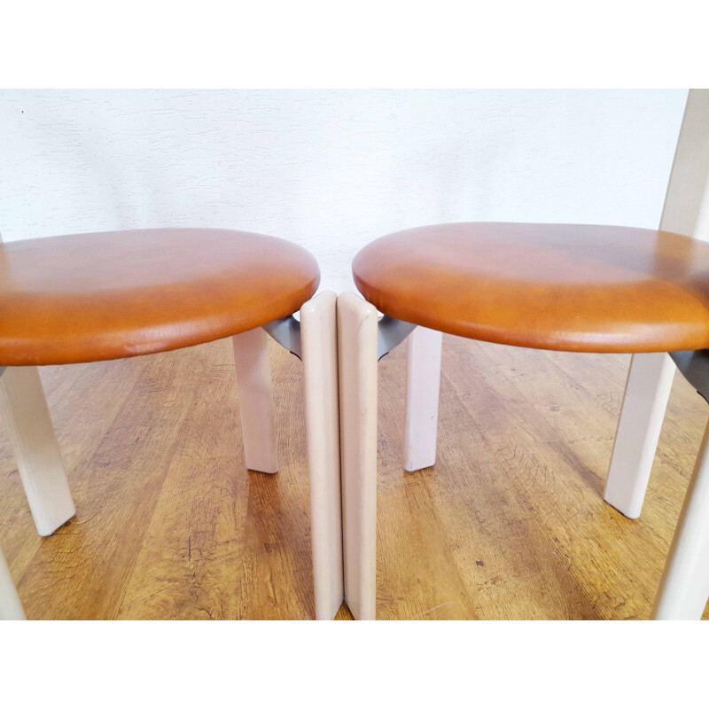 Pair of vintage chairs by Bruno Rey for Dietiker, 1970s