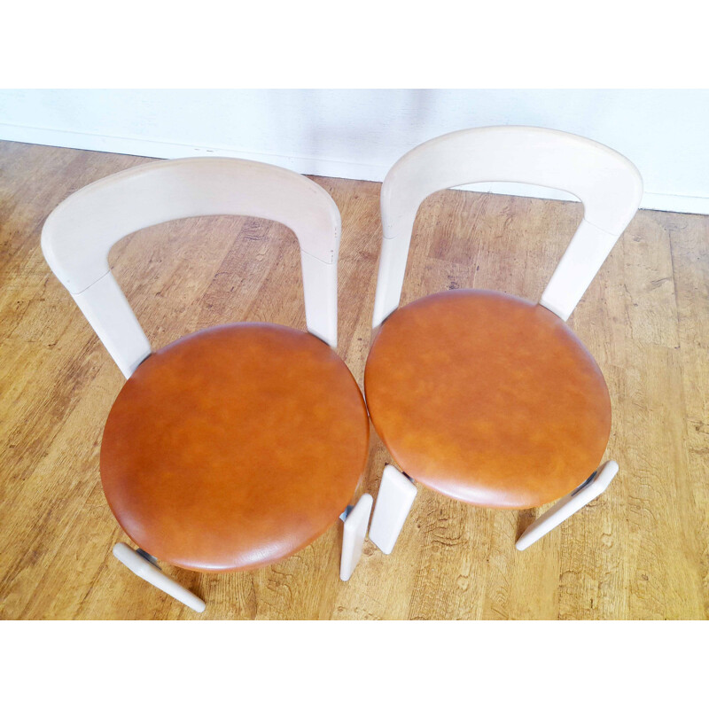 Pair of vintage chairs by Bruno Rey for Dietiker, 1970s