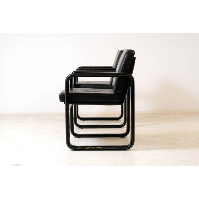 Par de poltronas vintage Rosenthal Studio Line, por Burkhard Vogtherr, 1970