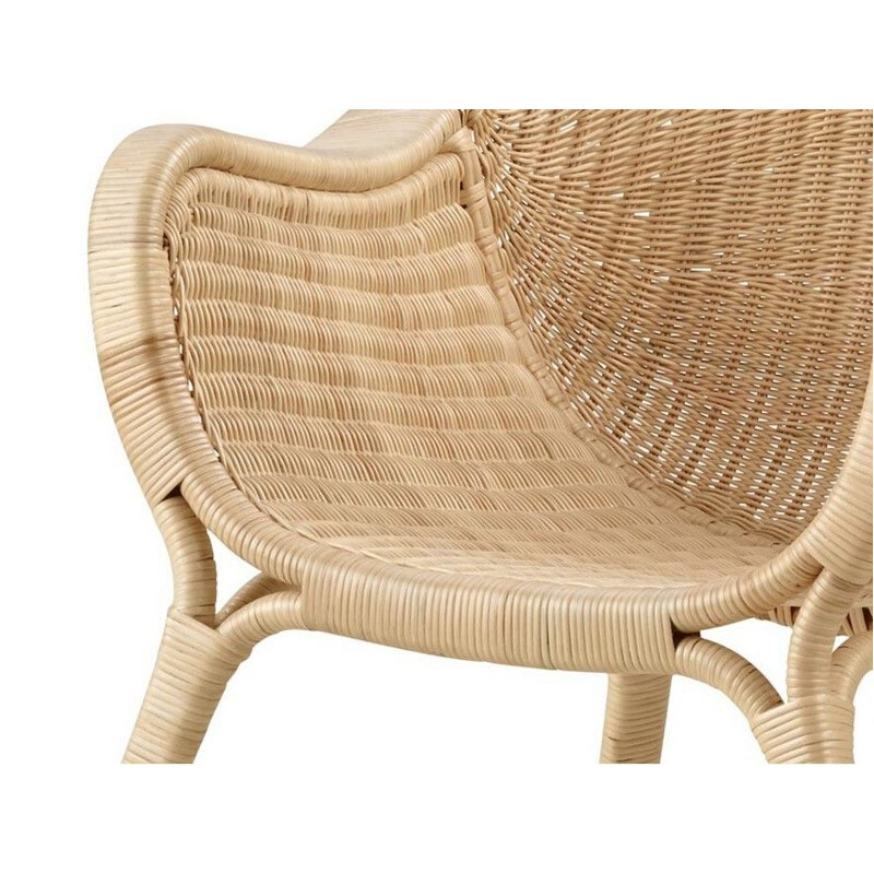 Vintage Madame Stuhl aus Rattan von Nanna Ditzel, 1950