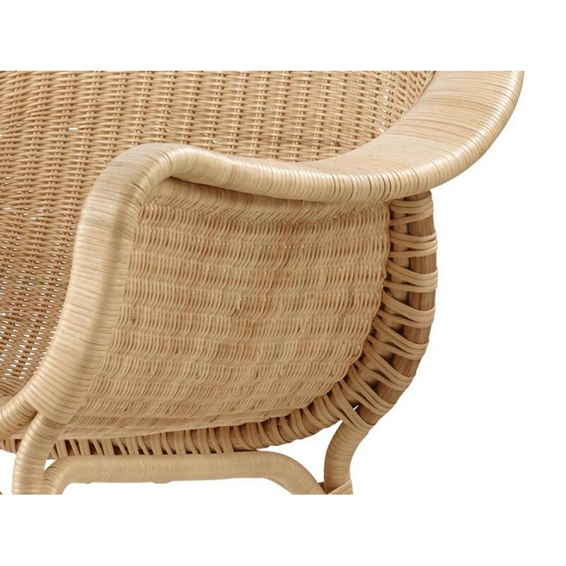 Vintage rattan Madame Chair by Nanna Ditzel, 1950s