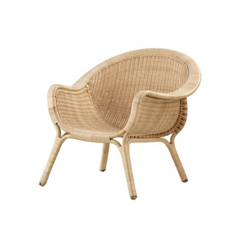 Vintage rattan Madame Chair by Nanna Ditzel, 1950s