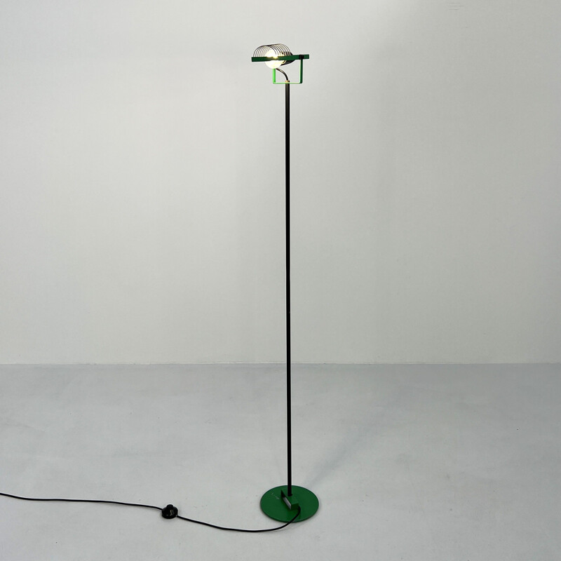 Vintage green Sintesi floor lamp by Ernesto Gismondi for Artemide, 1970s