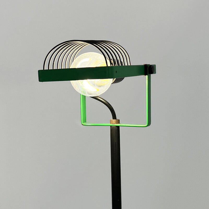 Lampadaire Sintesi vert vintage par Ernesto Gismondi pour Artemide, 1970