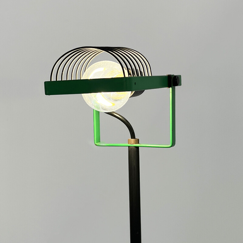 Vintage green Sintesi floor lamp by Ernesto Gismondi for Artemide, 1970s