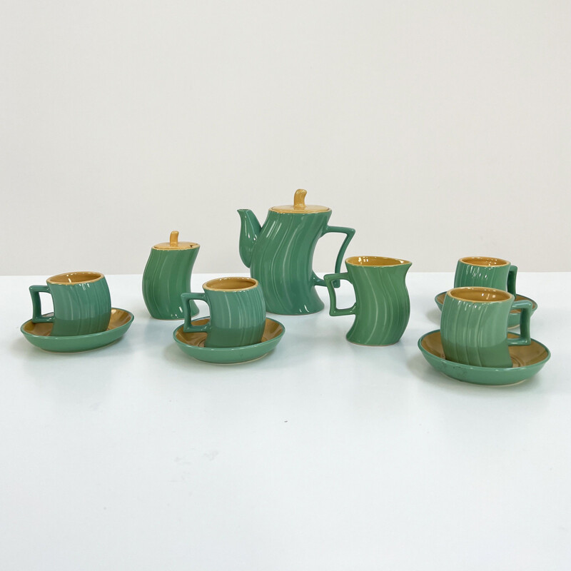 Service à thé vintage en céramique de Massimo Losa Ghini pour Naj Oleari, 1980
