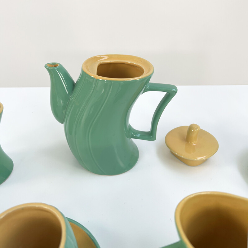 Vintage tea service in Ceramic by Massimo Losa Ghini for Naj Oleari, 1980s