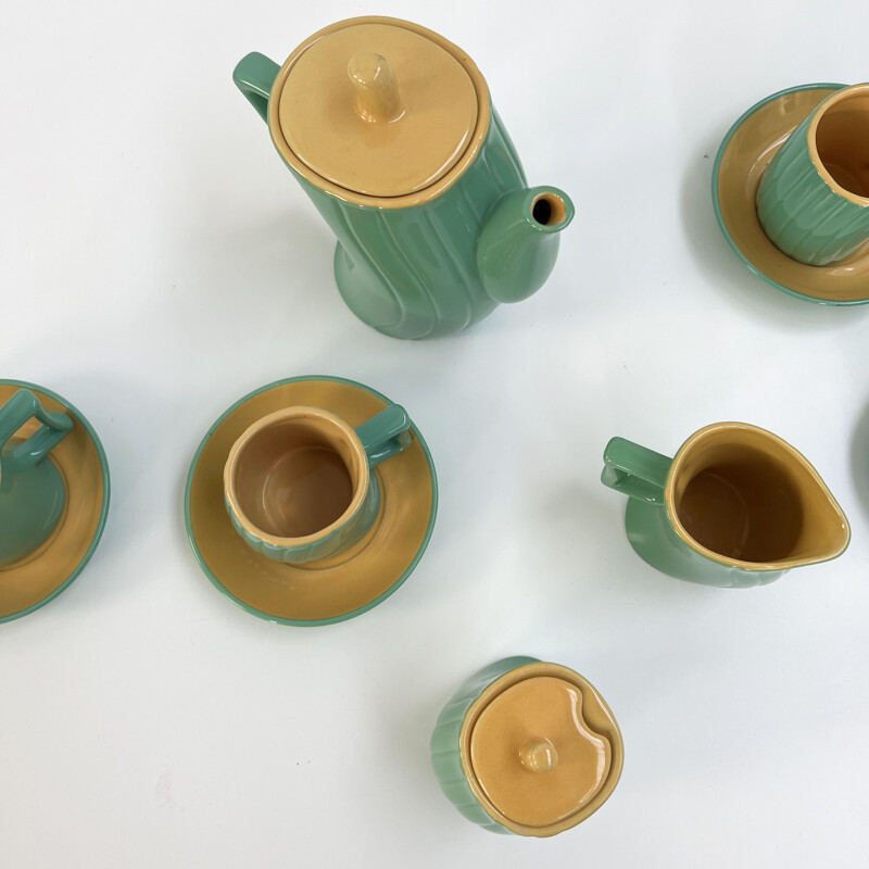 Vintage tea service in Ceramic by Massimo Losa Ghini for Naj Oleari, 1980s