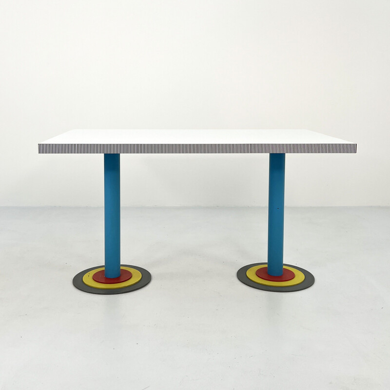 Table de salle à manger vintage Kroma par Antonia Astori pour Driade, 1980