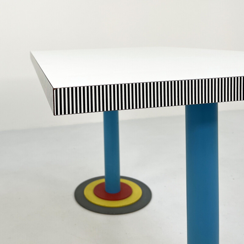 Table de salle à manger vintage Kroma par Antonia Astori pour Driade, 1980