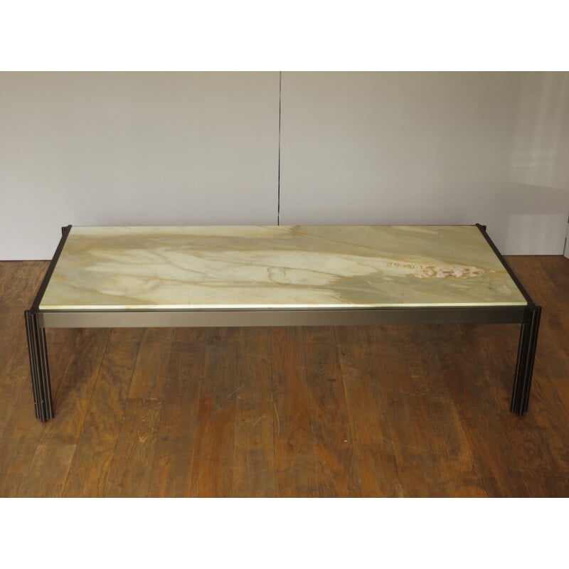 Coffee table in marble, George CIANCIMINO - 1970s