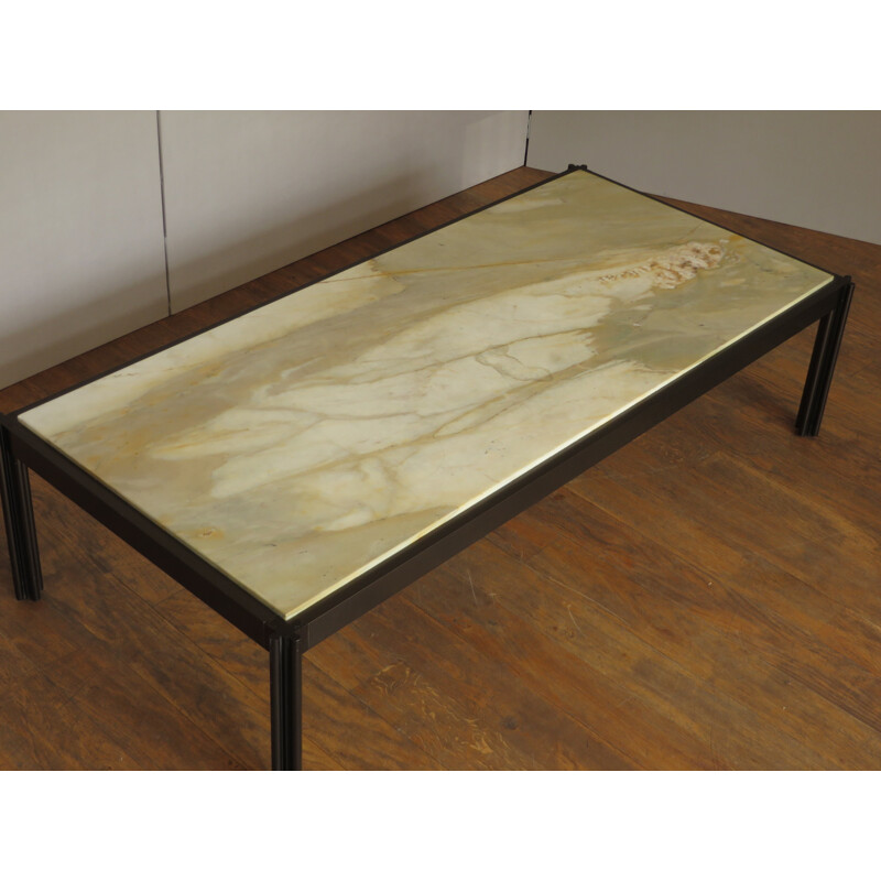 Coffee table in marble, George CIANCIMINO - 1970s
