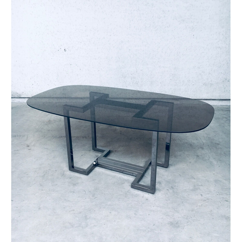 Vintage metal table, Belgium 1970s