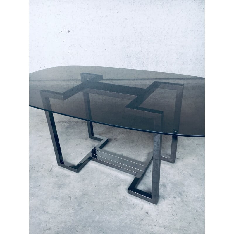 Vintage metal table, Belgium 1970s