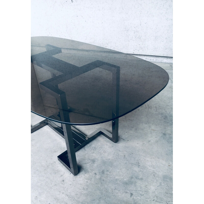 Vintage metal table, Belgium 1970s
