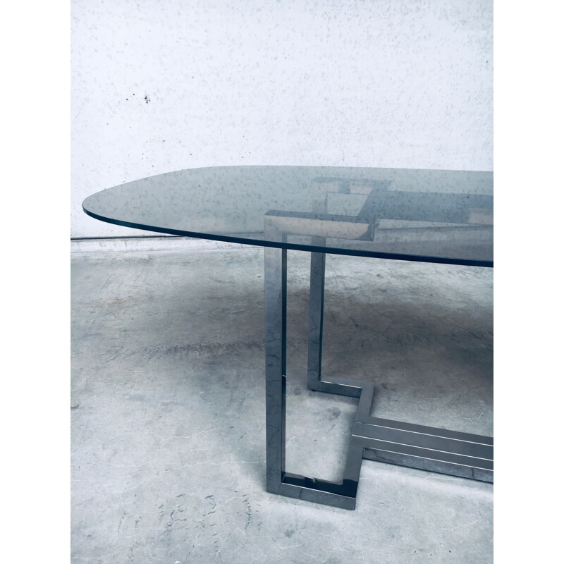 Vintage metal table, Belgium 1970s