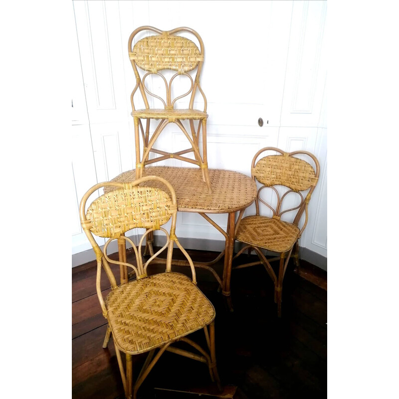 Vintage rattan garden furniture 