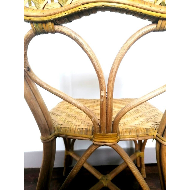 Vintage rattan garden furniture 