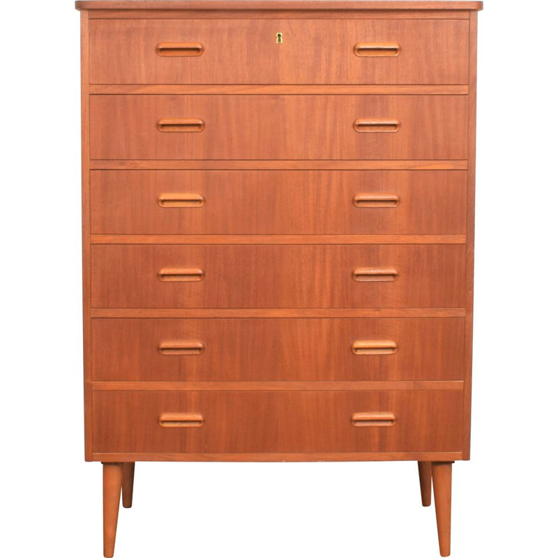 Mid-century Norwegian teak chest of drawers, 1960s