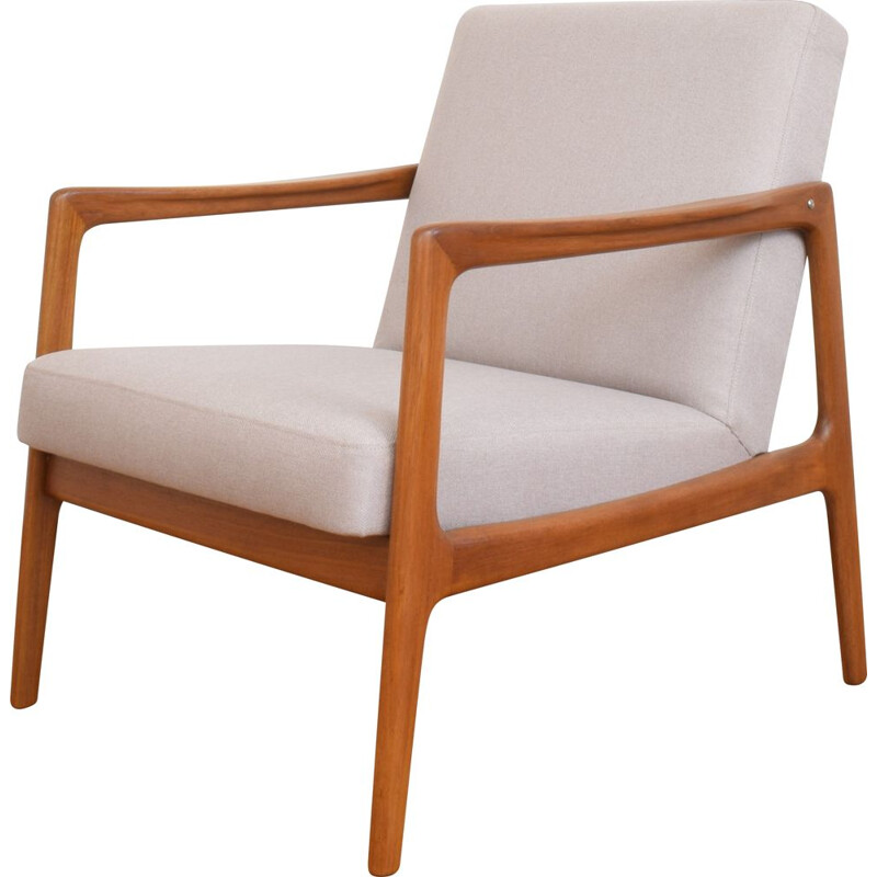 Vintage teakhouten fauteuil van Alf Svensson voor Dux, Denemarken 1960