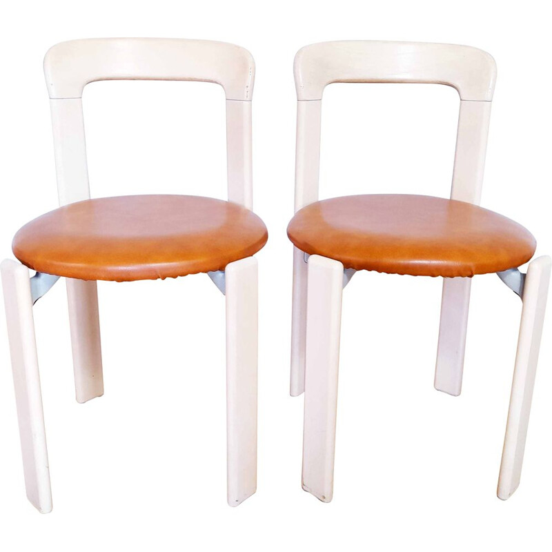 Ein Paar Vintage-Stühle von Bruno Rey für Dietiker, 1970