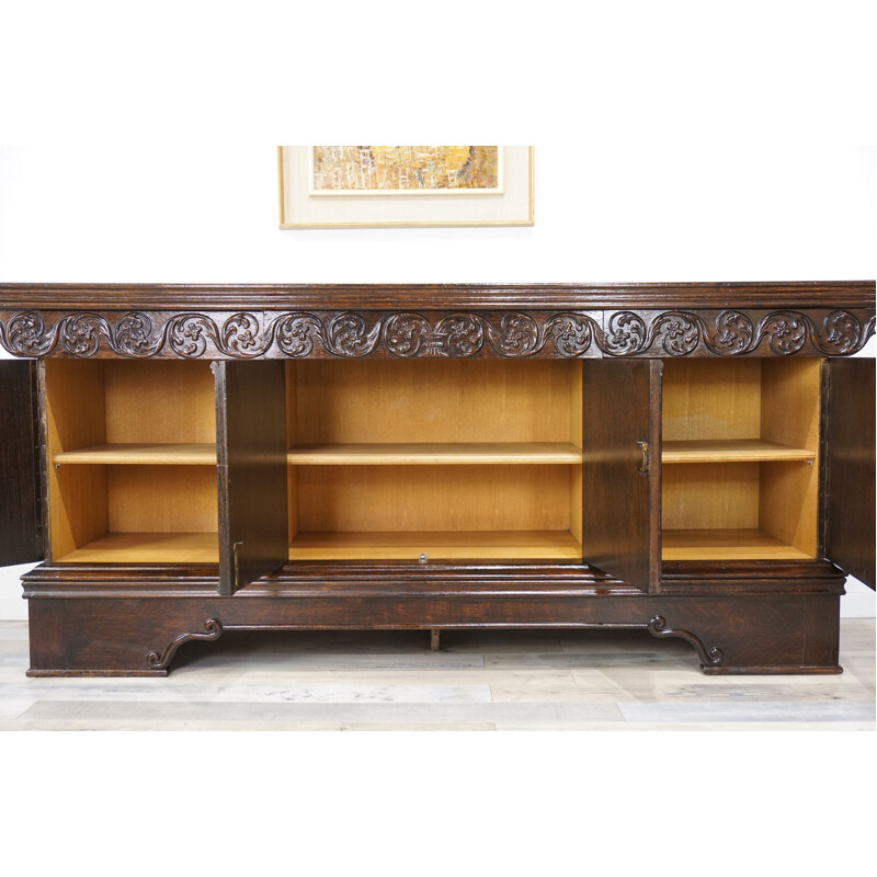 Vintage oak sideboard, 1900