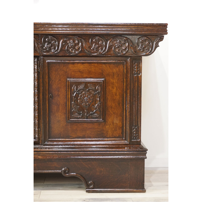 Vintage oak sideboard, 1900