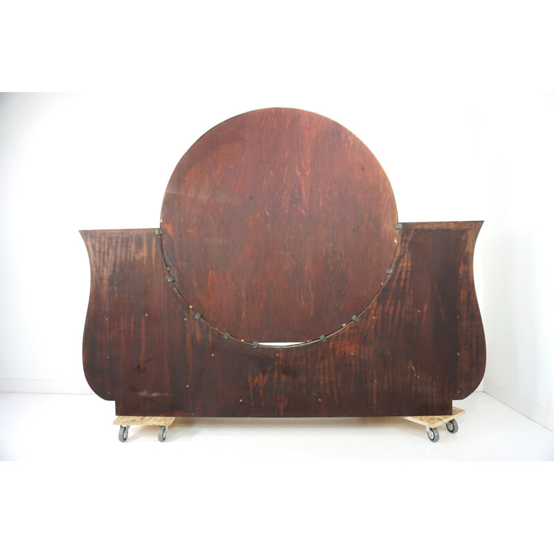 Vintage art deco wooden dressing table, 1930