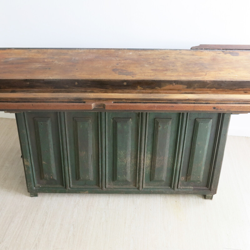 Portuguese workbench in wood and metal - 1930s