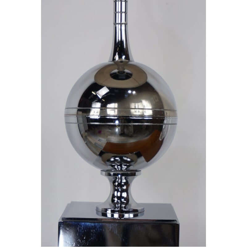 Lampe vintage en métal de Philippe Barbier, 1960