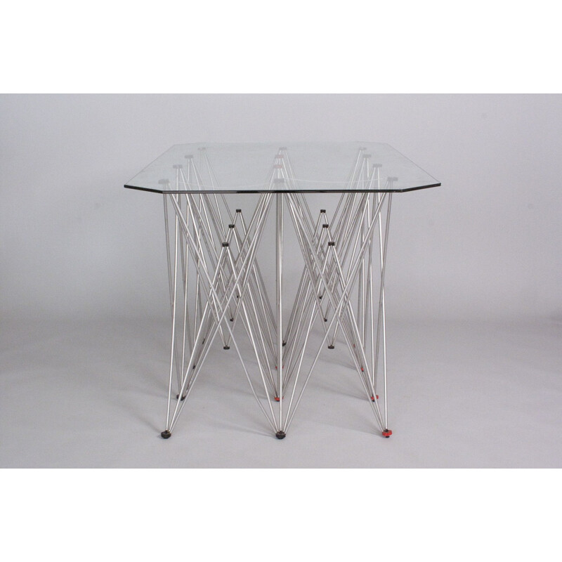 Mid-century postmodern table, 1980s