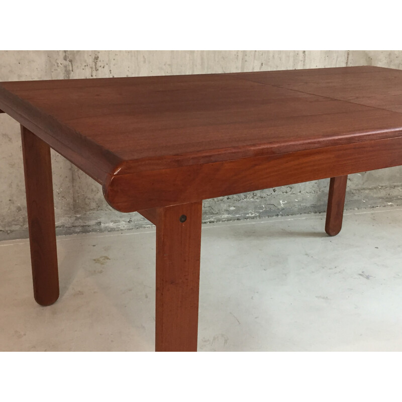 Extendable dining table in teak - 1970s