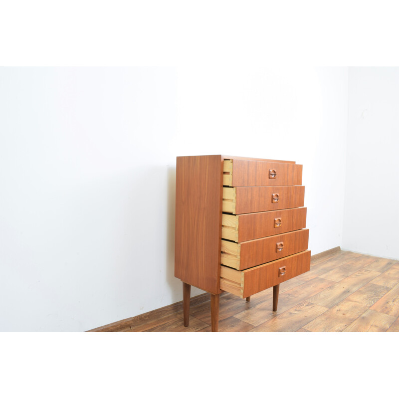 Mid-century danish teak chest of drawers, 1960s