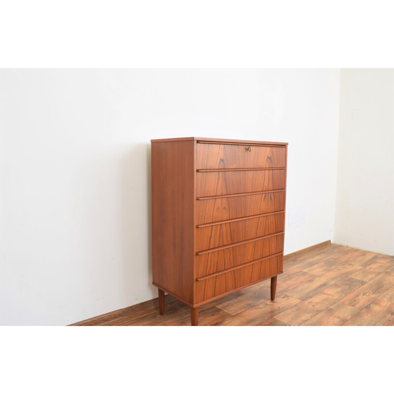 Mid-century danish teak chest of drawers, Denmark 1960s