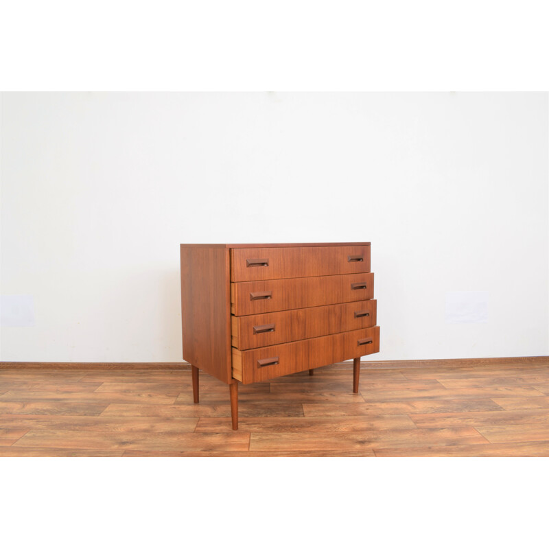 Mid-century danish teak chest of drawers, 1960s