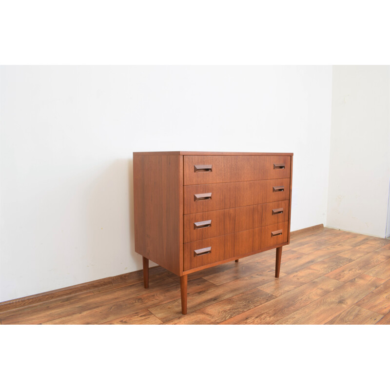 Mid-century danish teak chest of drawers, 1960s