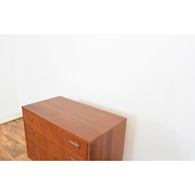 Mid-century danish teak chest of drawers, 1960s