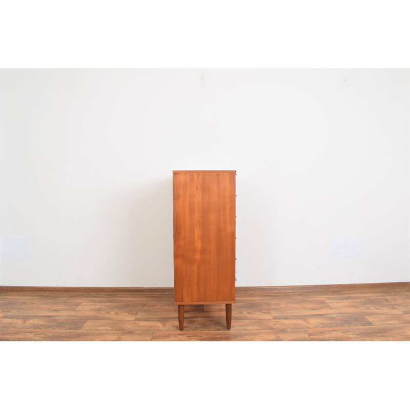 Mid-century danish teak chest of drawers, 1960s