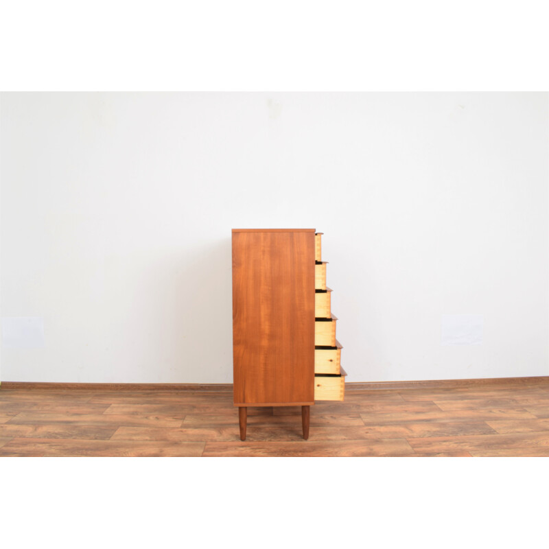 Cassettiera danese d'epoca in teak, 1960