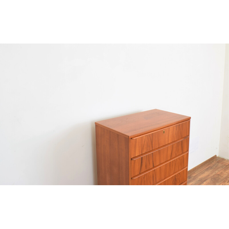 Mid-century danish teak chest of drawers, 1960s