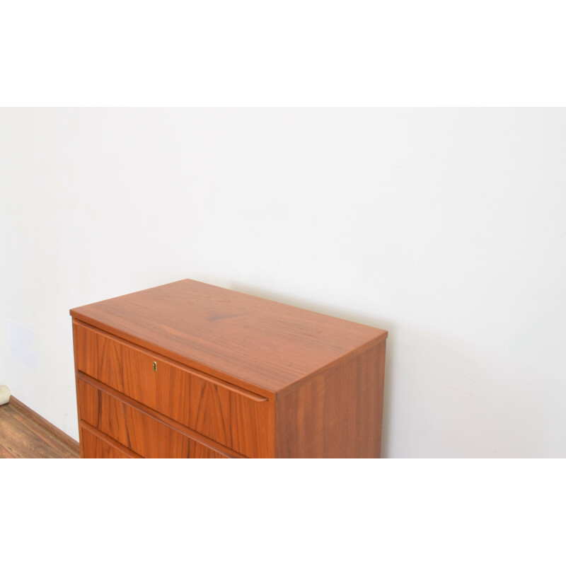 Mid-century danish teak chest of drawers, 1960s