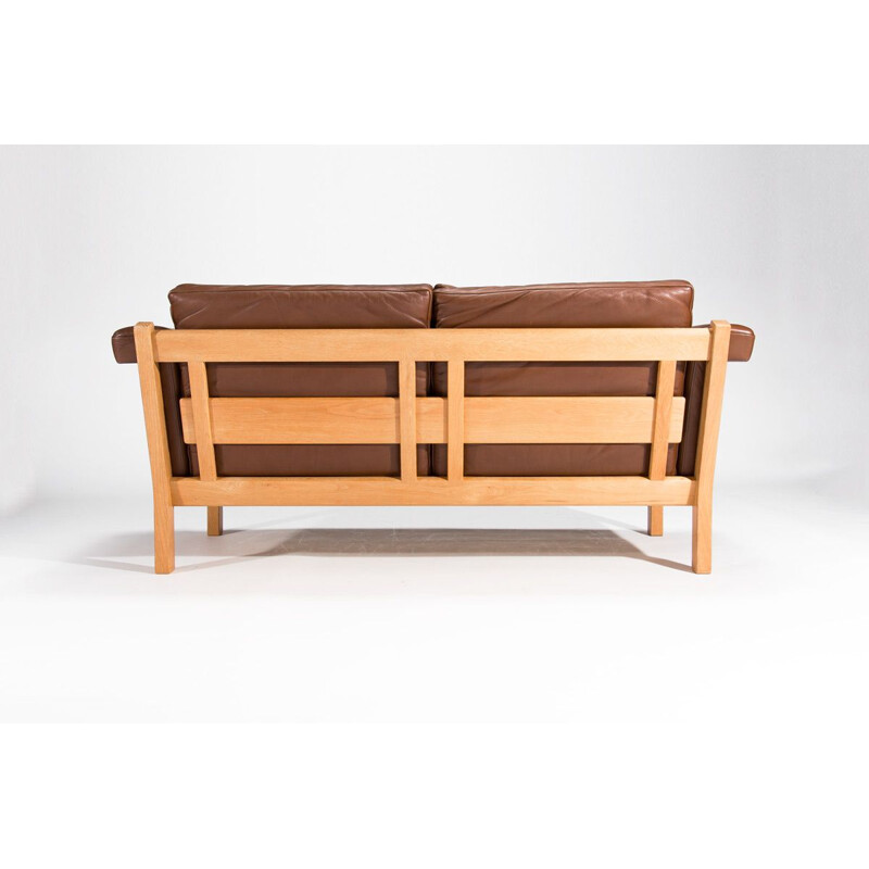 Dänisches 2-Sitzer-Sofa im Vintage-Stil von Hans Wegner für Getema, 1960