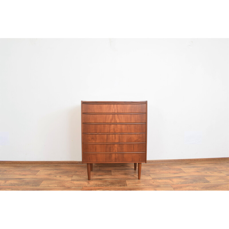 Mid-century Danish teak chest of drawers, 1960s